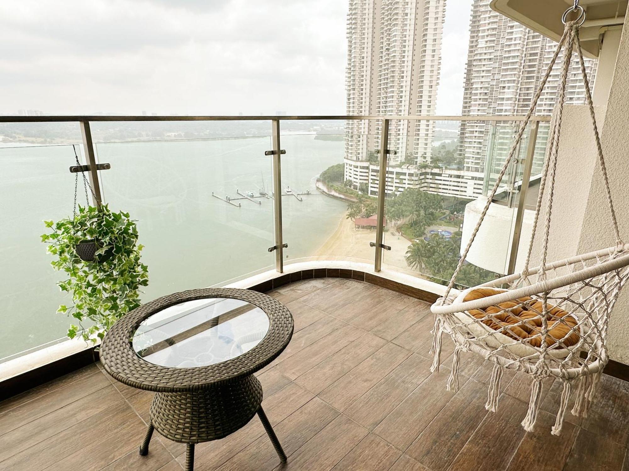 精简设计两卧两卫海景公寓2-4人入住 金海湾danga Bay