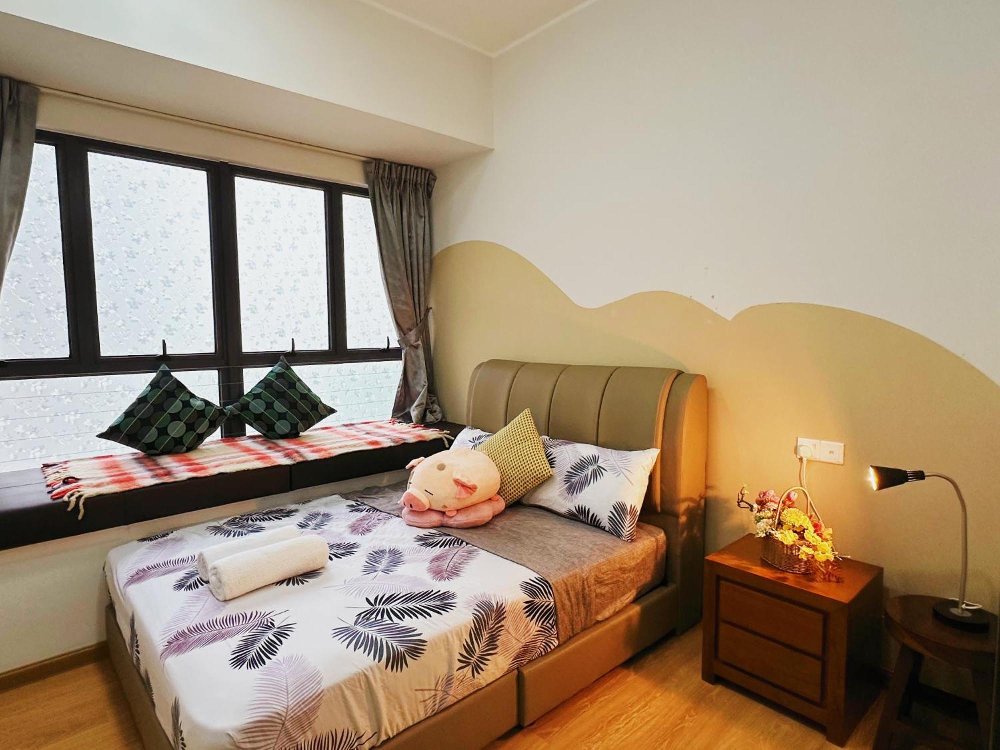 Apartment 精简设计两卧两卫海景公寓2-4人入住 金海湾danga Bay Johor Bahru